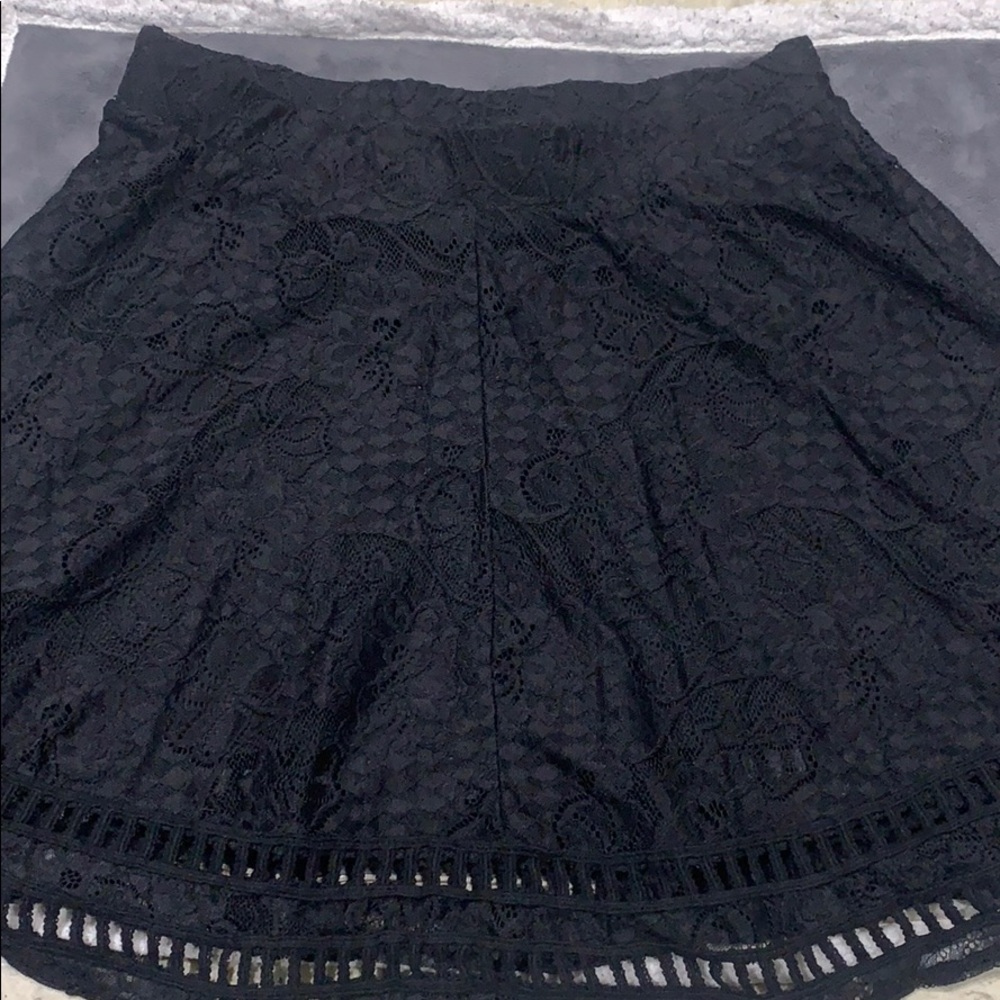 black skirt